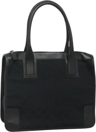 Gucci Pre-owned Canvas gucci-bags - Dames - Vintage Handtas - Zwart - ONE Size - Vintage