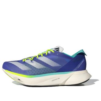 adidas (WMNS) adidas Adizero Adios Pro 3 Cobalt Blue Zero Metalic Lucid Lemon ID3614