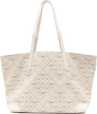 Zadig&Voltaire Perforated Logo-monogram Tote Bag