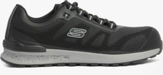 Skechers BULKLIN BRAGOO Mens Safety Trainers Black Textile - Size UK 12