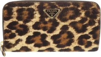 Prada Pre-owned Wallets, female, Multicolor, Size: ONE SIZE Pre-owned Long Wallet