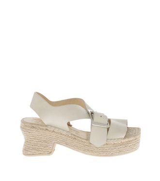 Loewe White Platform Sandals