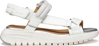 Geox D Flextride S - Dames - Sleehakken - Wit - 40 EU - Leer - Schoenen