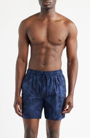 BOSS Alain Swim Trunks in Navy at Nordstrom, Size Xx-Large