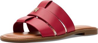 Tommy Hilfiger Moden Womens Sandals Red 610 : 7.5 M, Synthetic/Leather