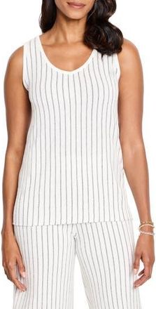 Nic+Zoe Destination Stripe Sweater Tank in White Multi at Nordstrom Rack, Size X-Small