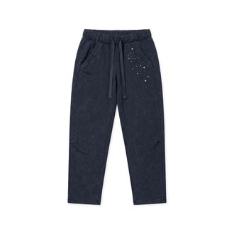 Freddy Pantaloni Sportivi da Donna con Strass Colorati