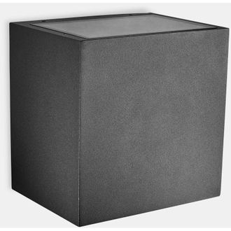 Leds - C4 Leds C4 - Aplique Ip65 Afrodita Tech Small Single Emission Led 7.1 Blanco Neutro - 4000k On-off Gris Urbano 180lm