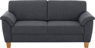 HOME AFFAIRE 3-Sitzer »Alta« mit Federkern und Kontrastnaht, Füsse Buche eichefarben