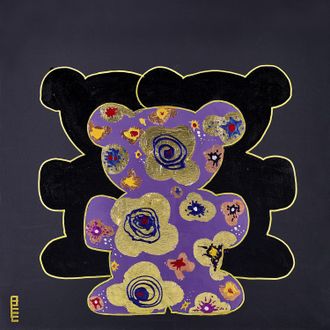 Queence Leinwandbild »Bears IX« Bär Bären Kunst 1 Stk. tlg. Premium-Leinwandstoff, Handarbeit aus Deutschland