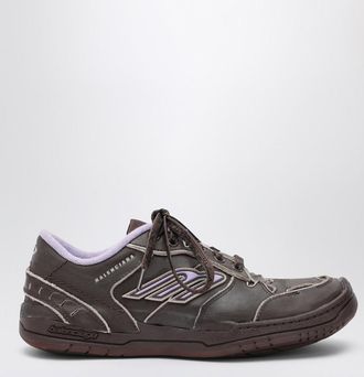 Balenciaga Hamptons Worn-Out sneakers brown and lilac