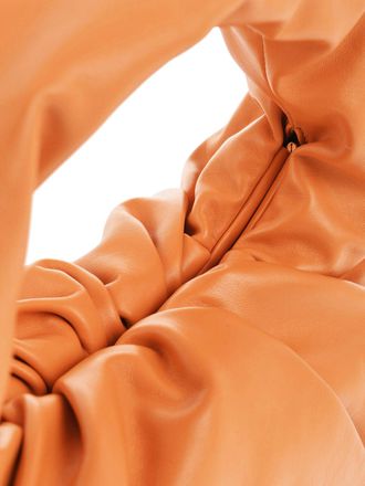 Bottega Veneta Womens Hobo Orange Leather