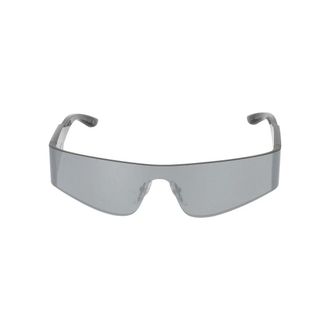 Balenciaga Sunglasses, unisex, Gray, Size: ONE SIZE Silver Sunglasses Bb0041S 002 Style