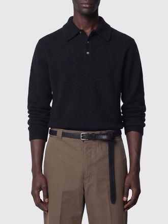 Roberto Collina Long-Sleeved Cashmere and Silk Knit Polo Shirt