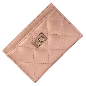 Chanel Pre-owned Wallets, female, Pink, Size: ONE SIZE Pre-owned Card Case