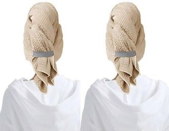 No Brand Toalla De Microfibra Para Secar El Cabello Largo - 105 X 63 Cm - Toalla Grande Para El Cabello - Apta Para Mujeres Y Ni&ntilde;as - Secado R&aacute;pido Y S&uacute;per Abs