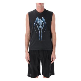Our Legacy Sleeveless Tops, male, Black, Size: XL Breathe Sleeveless Tee