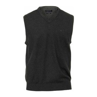 Casamoda Mouwloze Herentrui - Heren - Truien - Zwart - Maat: XL