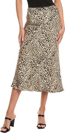 Astr Astr The Label Satin A-Line Skirt