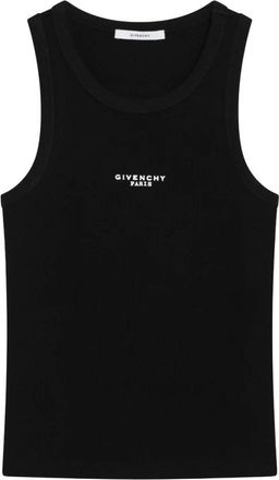 Givenchy Sleeveless Tops, female, Black, Size: S Slim fit tank top