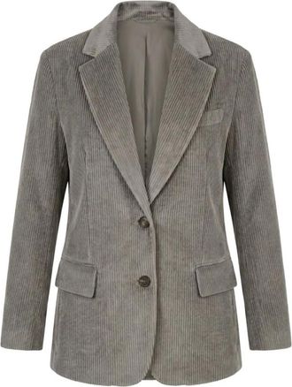 Brunello Cucinelli Mujer, Chaquetas, Gris, Talla: 2XS