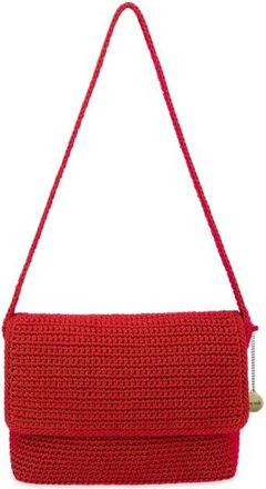 The Sak Marlow Crochet Flap Shoulder in Scarlet at Nordstrom