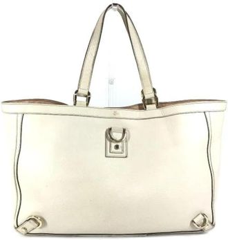 Gucci Pre-owned Tote Bags, female, White, Size: ONE SIZE Pre-owned Leather gucci-bags
