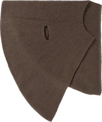 Homme Pliss&eacute; Issey Miyake Uitgesneden gebreide hoed - Bruin