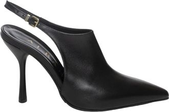 Albano Decollete 4364 - Dames - Pumps - Zwart - 38 EU - Leer - Schoenen