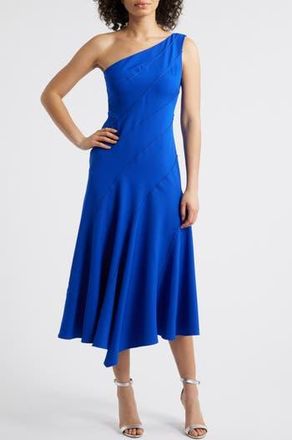 Vince Camuto Laguna One-Shoulder Dress in Cobalt at Nordstrom Rack, Size 14