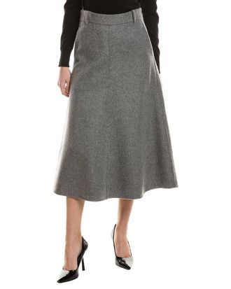 Brunello Cucinelli Wool Midi Skirt