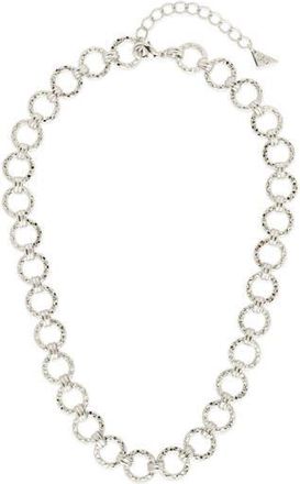 Sterling Forever Molten Chain Necklace in Silver at Nordstrom Rack