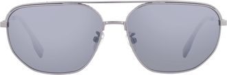 Fendi Smoke Mirror Pilot Mens Sunglasses FE40154U 12C 61