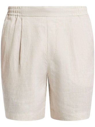 CH&Eacute; Studios linen shorts - men - Linen/Flax - M - Neutrals
