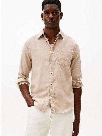 Tommy Hilfiger Regular Fit Brushed Flannel Shirt