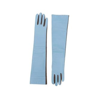 Frankie Shop Veneto Lange Leren Handschoenen - Dames - Accessoires - Veelkleurig - Maat: Xs/S Leer