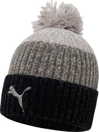 Puma (WMNS) PUMA Ws POM Beanie Black Grey 02343601