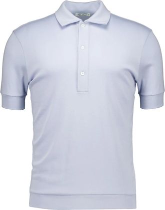 Stefan Brandt Tops, Heren, Blauw, M, Katoen, LIM 3B FR 30 Polo