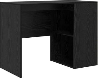 vidaXL Vidaxl - Escritorio Roble negro 102 x 50 x 75 cm Madera contrachapada
