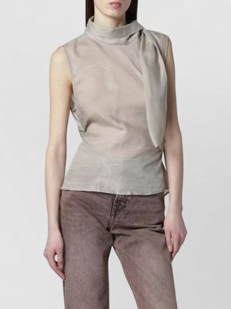 Our Legacy waxed cupro top