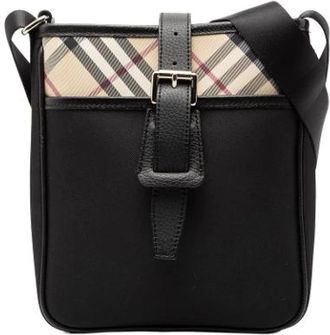 Burberry Pre-owned Cross Body Bags, female, Black, Size: ONE SIZE Pre-owned Cross Body Bag
