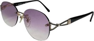 Saint Laurent Pre-owned Accessories, female, Purple, Size: ONE SIZE Pre-owned Sunglasses