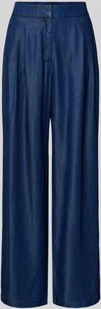 s.Oliver Black Label Wide Leg Jeans aus Lyocell in Jeansblau, Gr&ouml;&szlig;e 38/32