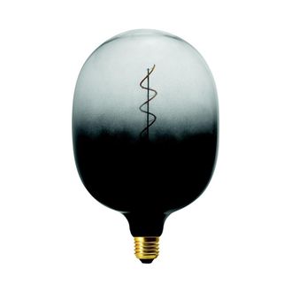 Daylight Italia Bombilla LED negra transparente oscura de filamento 4W 150Lm E27