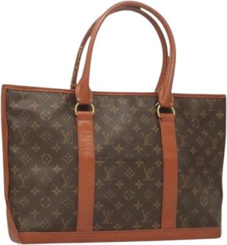 Louis Vuitton Pre-owned Tote Bags, female, Brown, Size: ONE SIZE Pre-owned Vintage Monogram Tote Bag