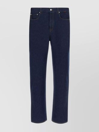 Gucci denim straight-leg trousers