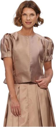 Kudibal Copenhagen Overhemden, Dames, Bruin, M, Oletta Top