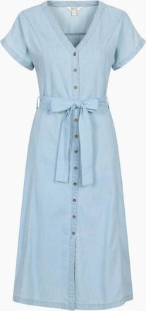 Mountain Warehouse Womens Mountain Warehouse Womens/Ladies Tulum Denim Tie Belt Dress - Blue - Size: 14