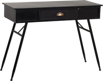 Wanderlust Deco Recibidor de metal negro 100x40x75