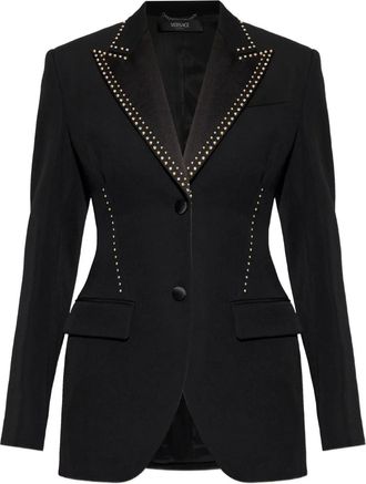 Versace Blazer con borchie - Nero